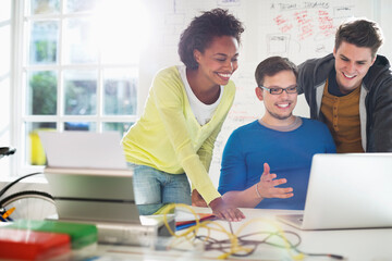 Business people working together in office