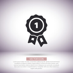 Award icon vector icon , lorem ipsum Flat design