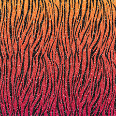 Funky Tiger Stripes Design - Black tiger stripes background