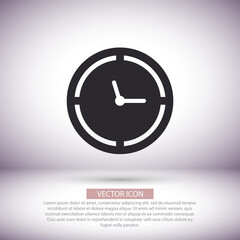 vector icon times , lorem ipsum Flat design
