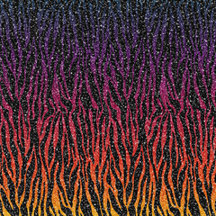 Funky Zebra Stripes Design - Black zebra stripes background