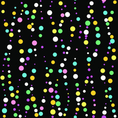 Beautiful Confetti Hearts Falling on Background. Invitation Template Background Design, Greeting Card, Poster. Valentine Day. Vector illustration