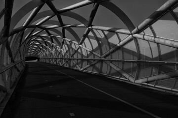 Bridge "De Groene Verbinding" is a connection between Rotterdam and Barendrecht 