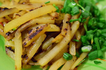 fried potatoes potatoes with onions