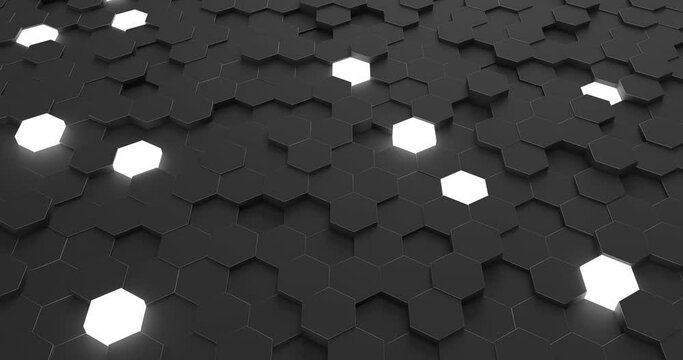 Loopable Honeycomb hexagon shape animated pattern