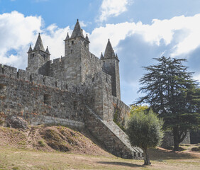 Fototapeta na wymiar Santa Maria da Feira Castle