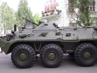 Fototapeta premium russian military tank