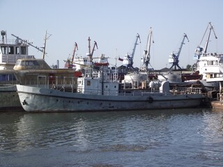 Fototapeta premium ship in the port