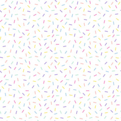 Rainbow Confetti Seamless Pattern - Colorful confetti repeating pattern design