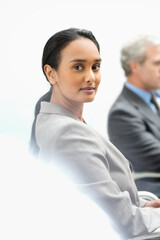 Portrait of confident businesswoman