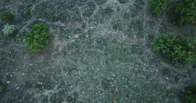 valley and mountains, drone footage 4k. turkey Mountain Pass. Drone shoot of the mountains in sunny Turkey 