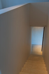 Staircase and doorway of modern house