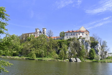 Fototapeta na wymiar Klasztor Opactwo benedyktynów w Tyńcu pod Krakowem