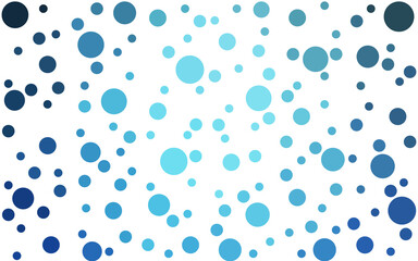 Light BLUE vector  pattern with spheres.