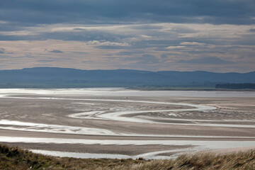 Beach at low tide