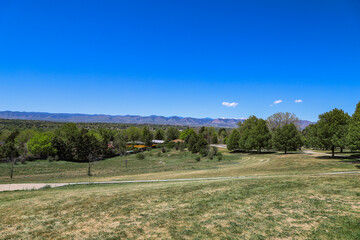 Front Range from a Denver city park