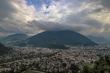 view of the mountains.Bolzano,Italy.