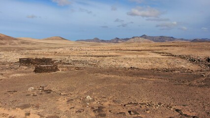 look at the sea from the cliffs next to the mountains