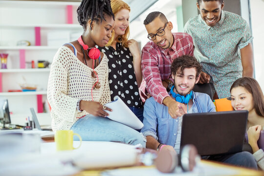 People working together in office