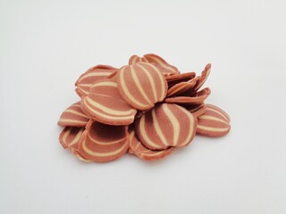 Kuping gajah, Indonesian famous traditional snack from Pekalongan Central Java. Kuping gajah is kind of pastry Kuping gajah means the ear of elephant. The taste is crunchy and sweet.