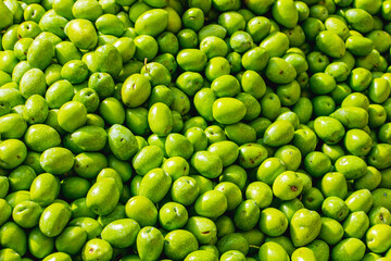 Perfect organic raw olives. 