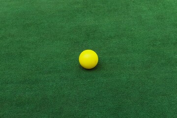 tennis ball on the green grass