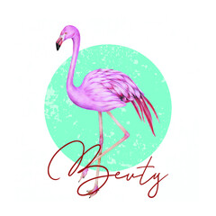 Beauty slogan graphic vector print lettering for t shirt print design