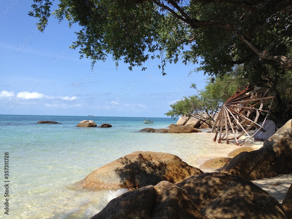 Wall mural tropical beach in thailand