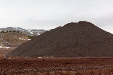 Earth pile