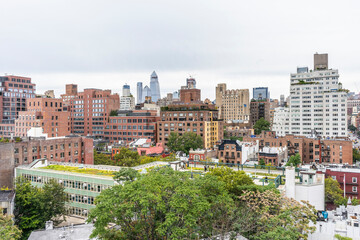 Fototapeta na wymiar A view of another skyline of New York