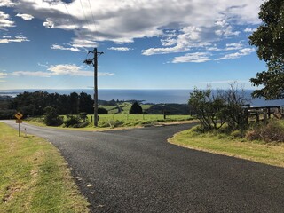 road in the countryside