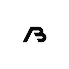 ab a b letter vector design logo © harnowaslan