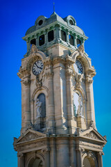 Fototapeta na wymiar Pachuca dowtown, the clock tower