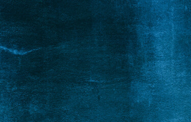 Background - grain texture blue paint wall. Beautiful abstract grunge decorative navy blue dark wallpaper.