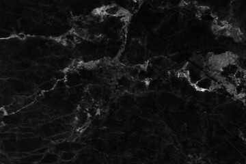 Obraz na płótnie Canvas Black marble texture natural pattern for background.