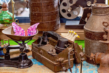 Antique Items From Yesteryear On Display