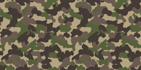 Camouflage background. Seamless pattern.Vector. 迷彩パターン