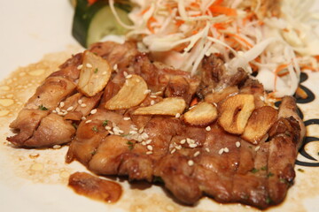 beef with vegetable and rice