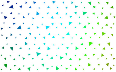 Light Blue, Green vector  abstract polygonal background.