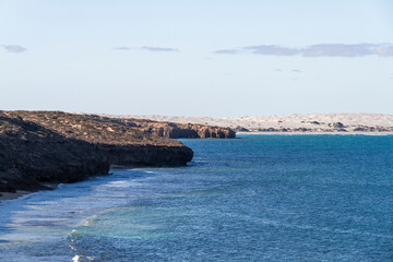 Point Sinclair in South Australia, a remote village know for surf and white pointer sharks. 