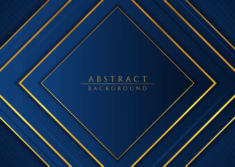 Modern abstract background luxury design gold metallic color square shape style