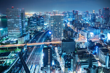 Fototapeta na wymiar 都市風景 東京 夜景