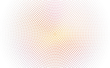 Light Green, Red vector  background with bubbles.