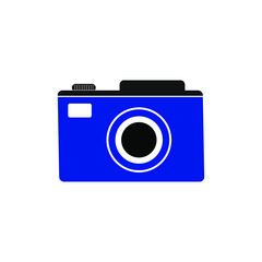 camera icon photography isolated white
