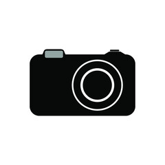 camera icon photography isolated white