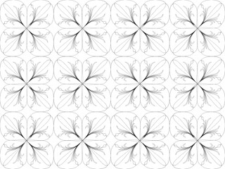 Seamless pattern design with floral background elements, beautiful ornaments