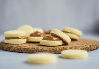 cookies on a white background