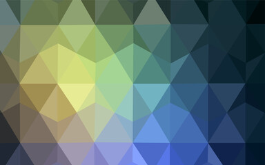 Light BLUE vector abstract mosaic pattern.