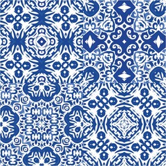 Antique portuguese azulejo ceramic.