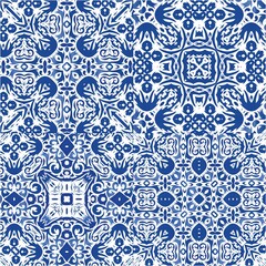 Antique portuguese azulejo ceramic.